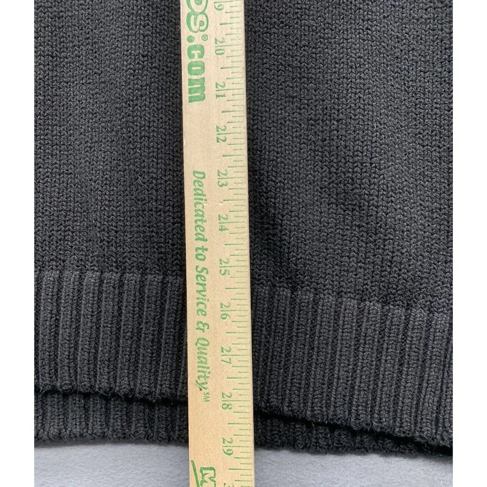 Polo Ralph Lauren 1/4 Zip Sweater Men's Size  XXL Black RN 41381 - Picture 9 of 16